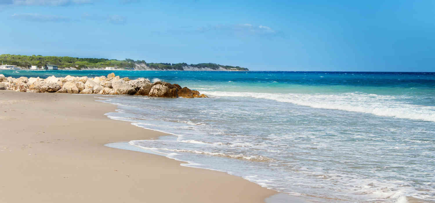 Alimini, spiaggia del Salento (adriatica), sabbia