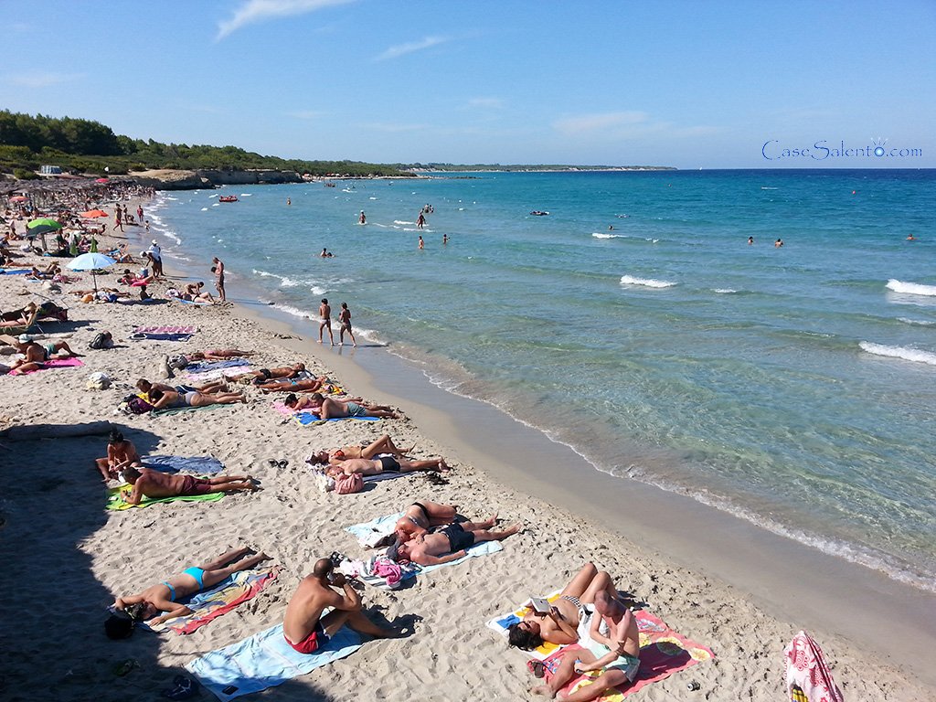 Baia dei Turchi Sabbia, spiaggia del Salento (adriatica), sabbia