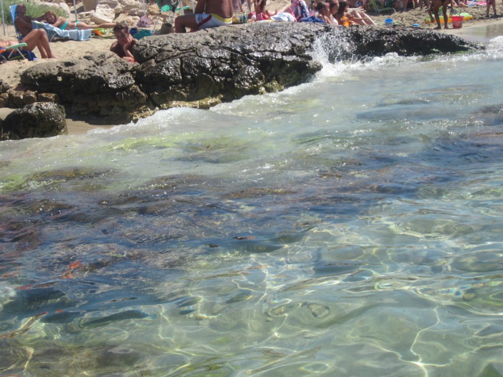 Felloniche, spiaggia del Salento (leuca), sabbia