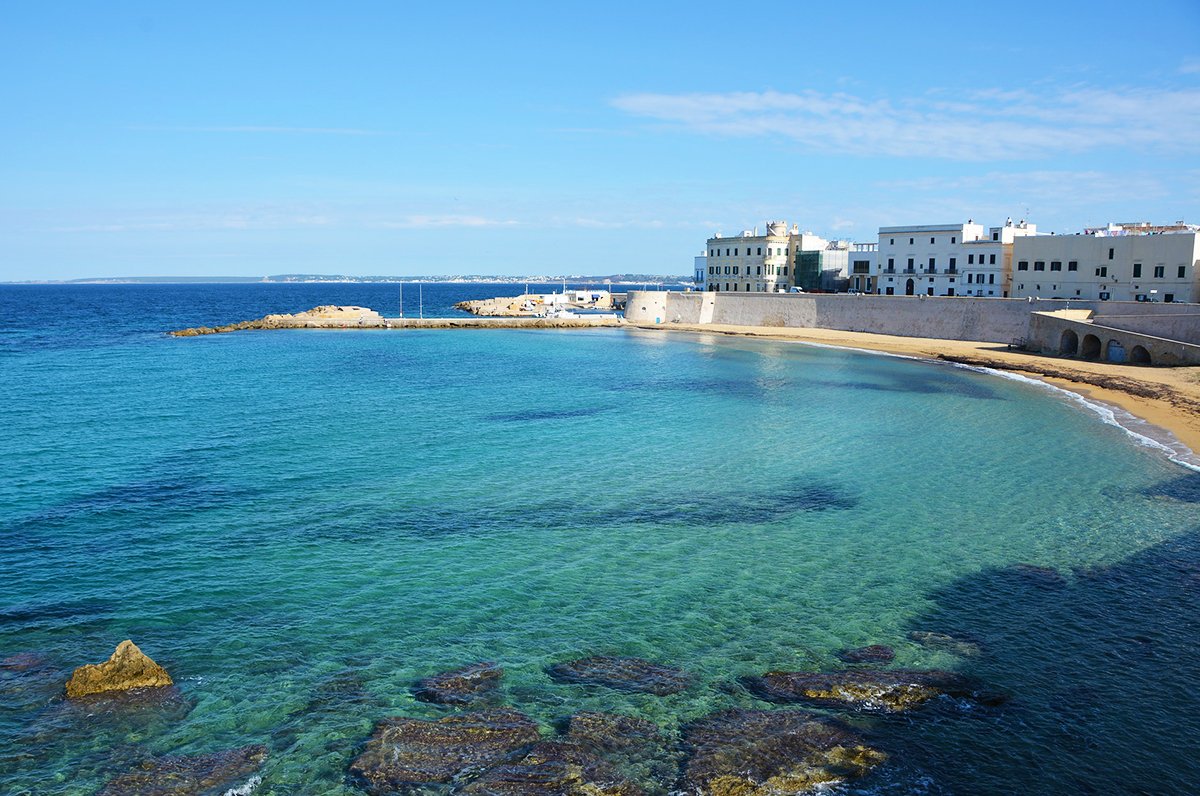 Gallipoli Centro, spiaggia del Salento (ionica), sabbia