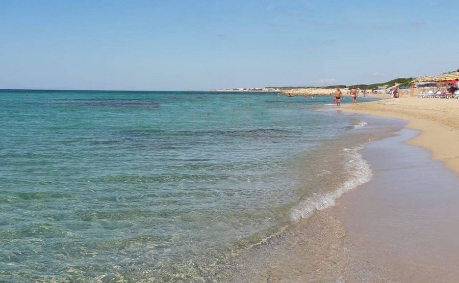 Marina di Lizzano, spiaggia del Salento (ionica), sabbia