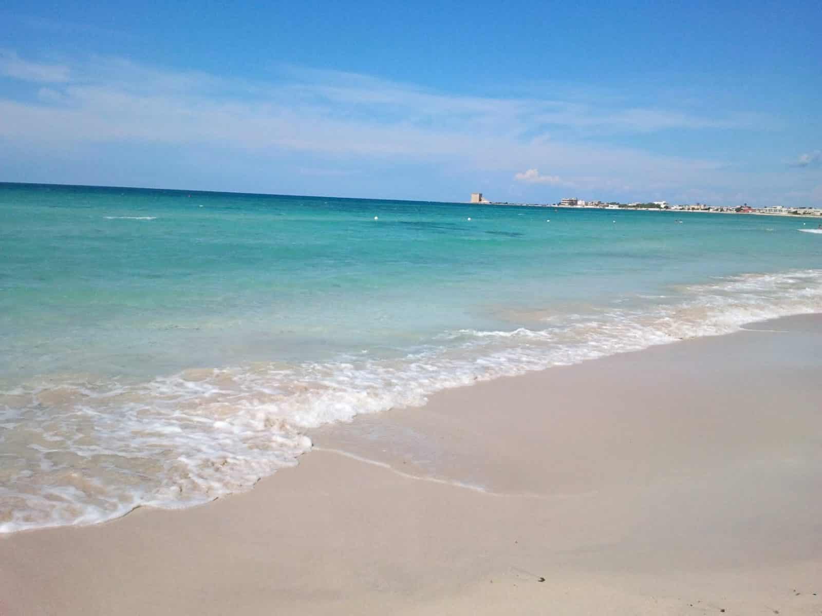 Porto Cesareo, spiaggia del Salento (ionica), sabbia