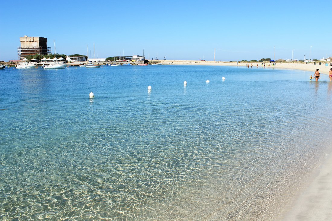 Torre Chianca (Lecce), spiaggia del Salento (adriatica), sabbia
