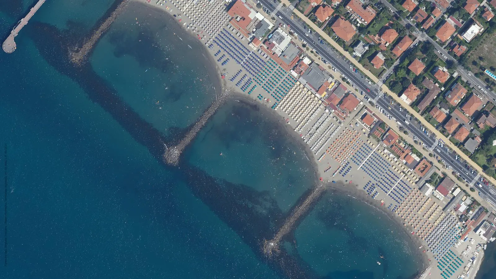 Aerial view of Bagno Grazia