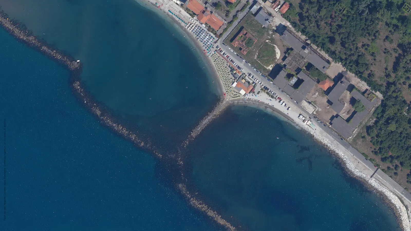 Vista aerea di Bagno Marchini