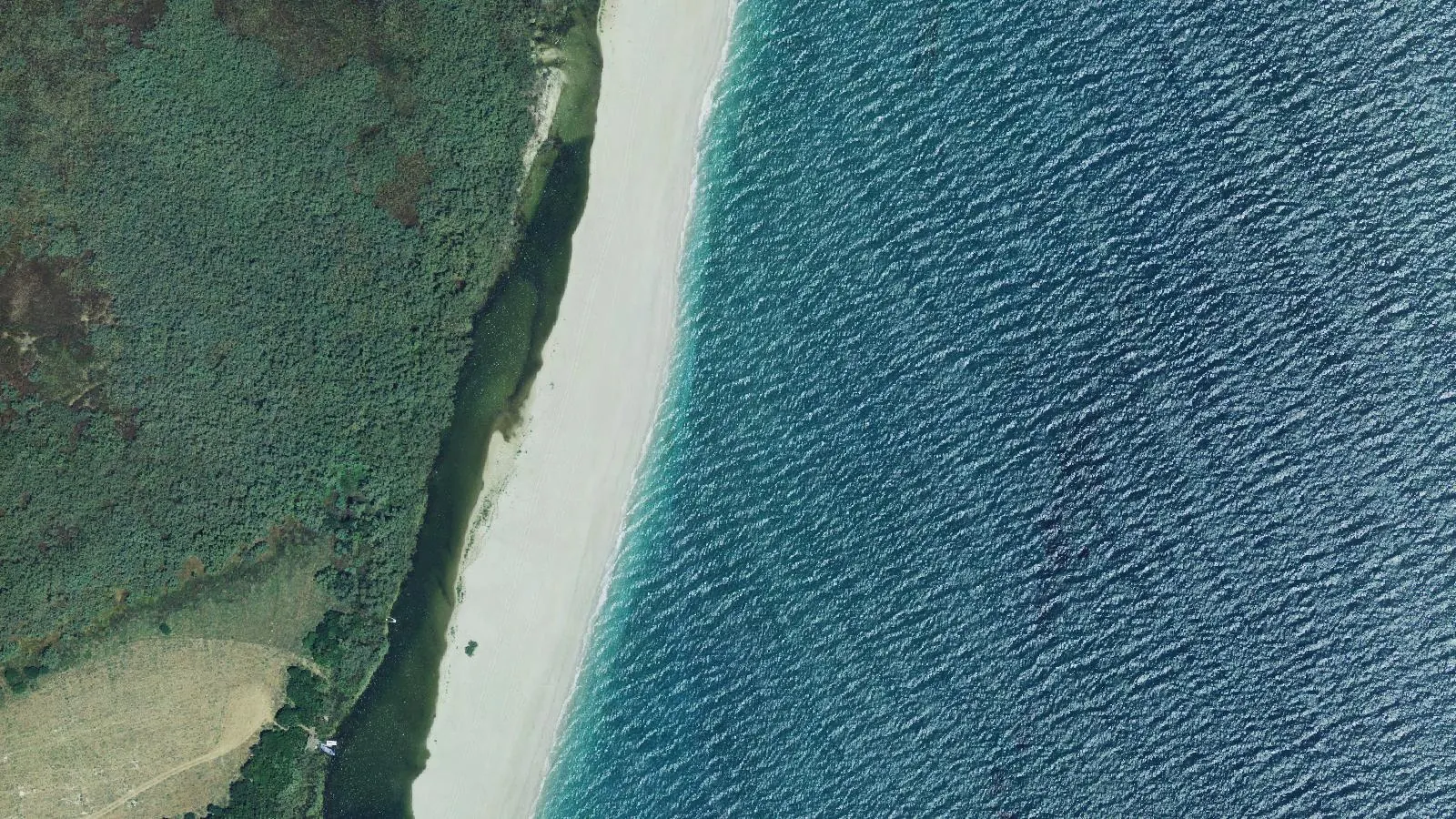 Aerial view of Cala Murtas