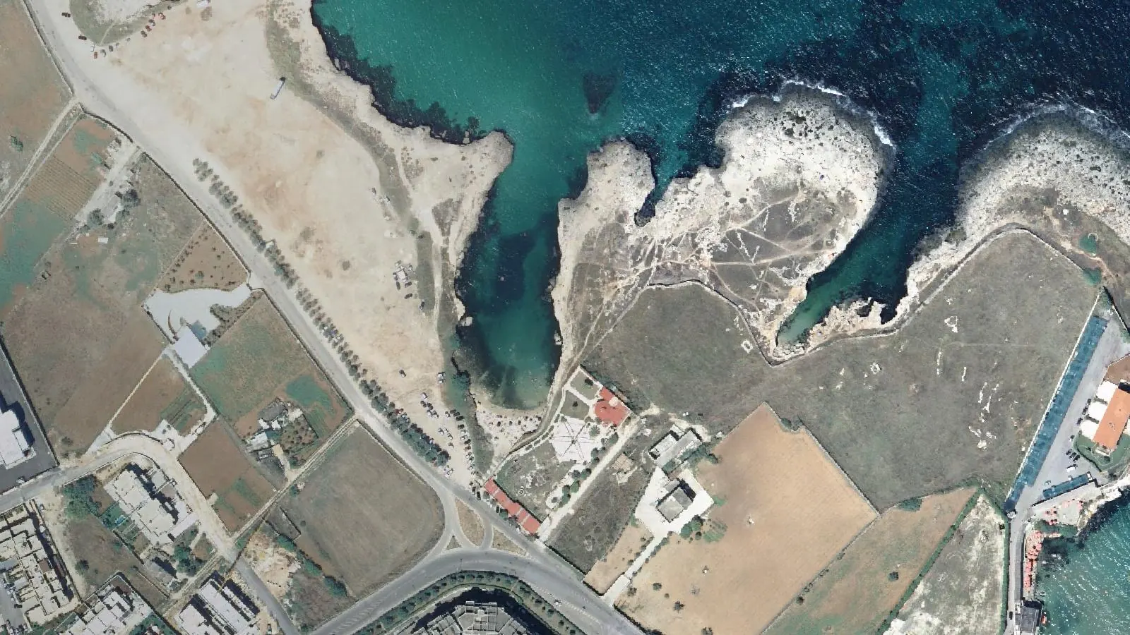 Vue aérienne de Cala Susca