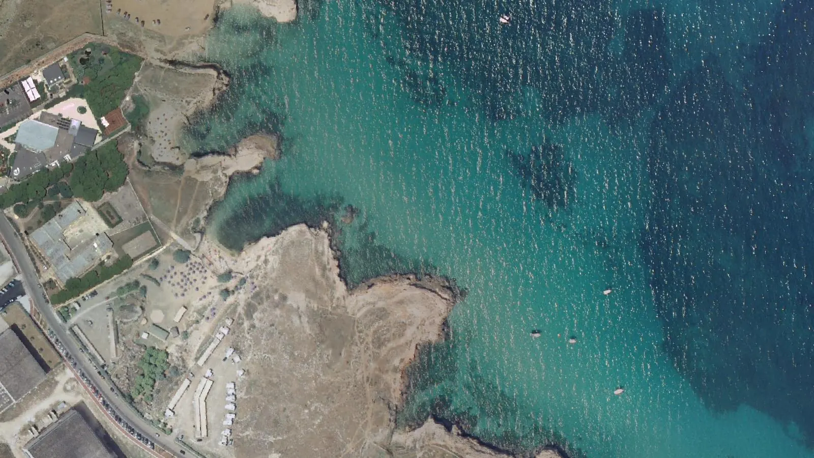 Vue aérienne de Calamarena
