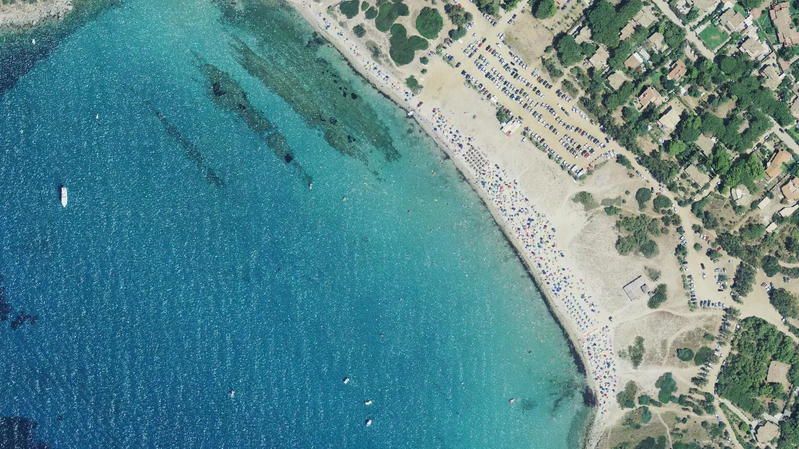 Aerial view of Cann'e Sisa