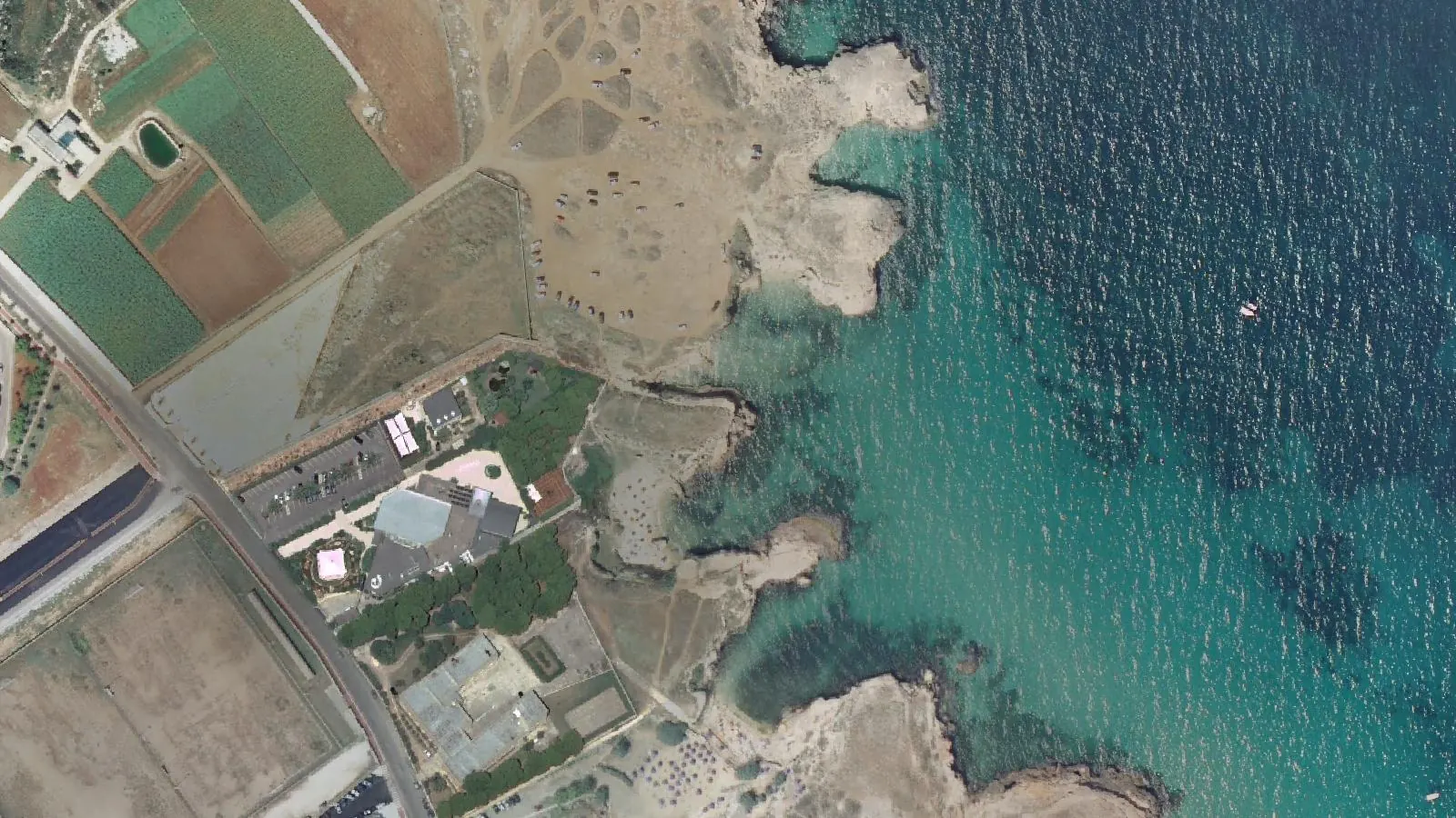 Vue aérienne de Copacabana