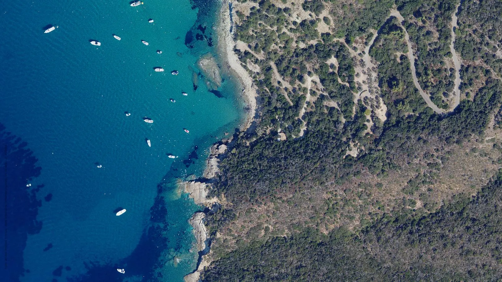 Aerial view of Il Purgatorio