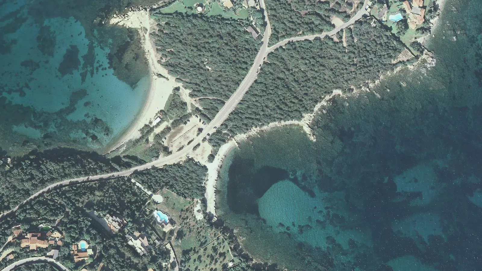 Vue aérienne de Iscia Segada