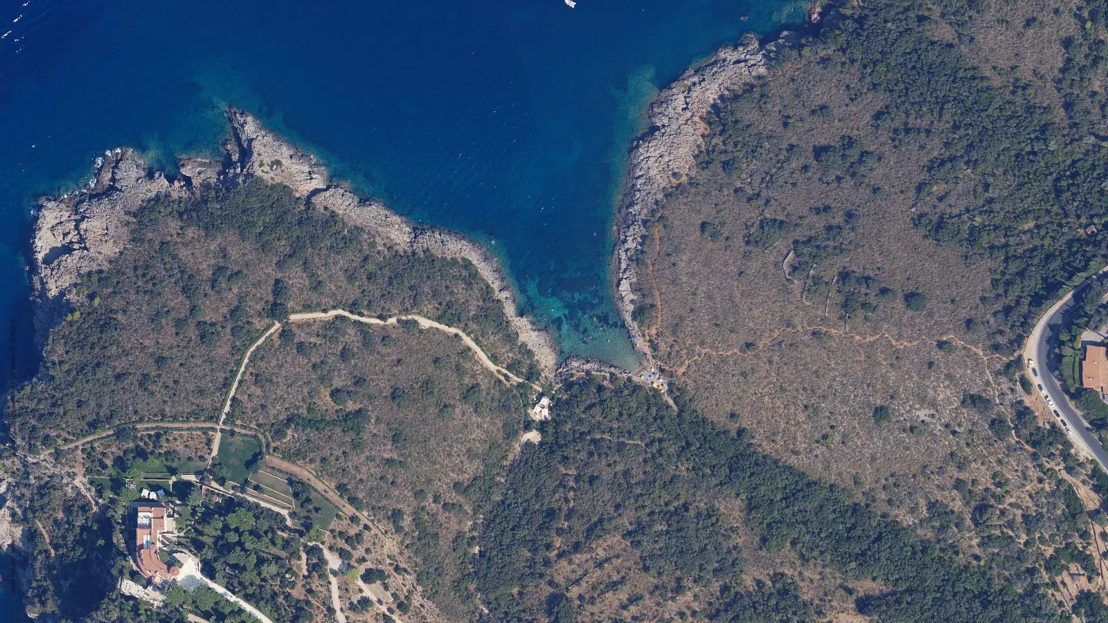 Vue aérienne de La Cacciarella