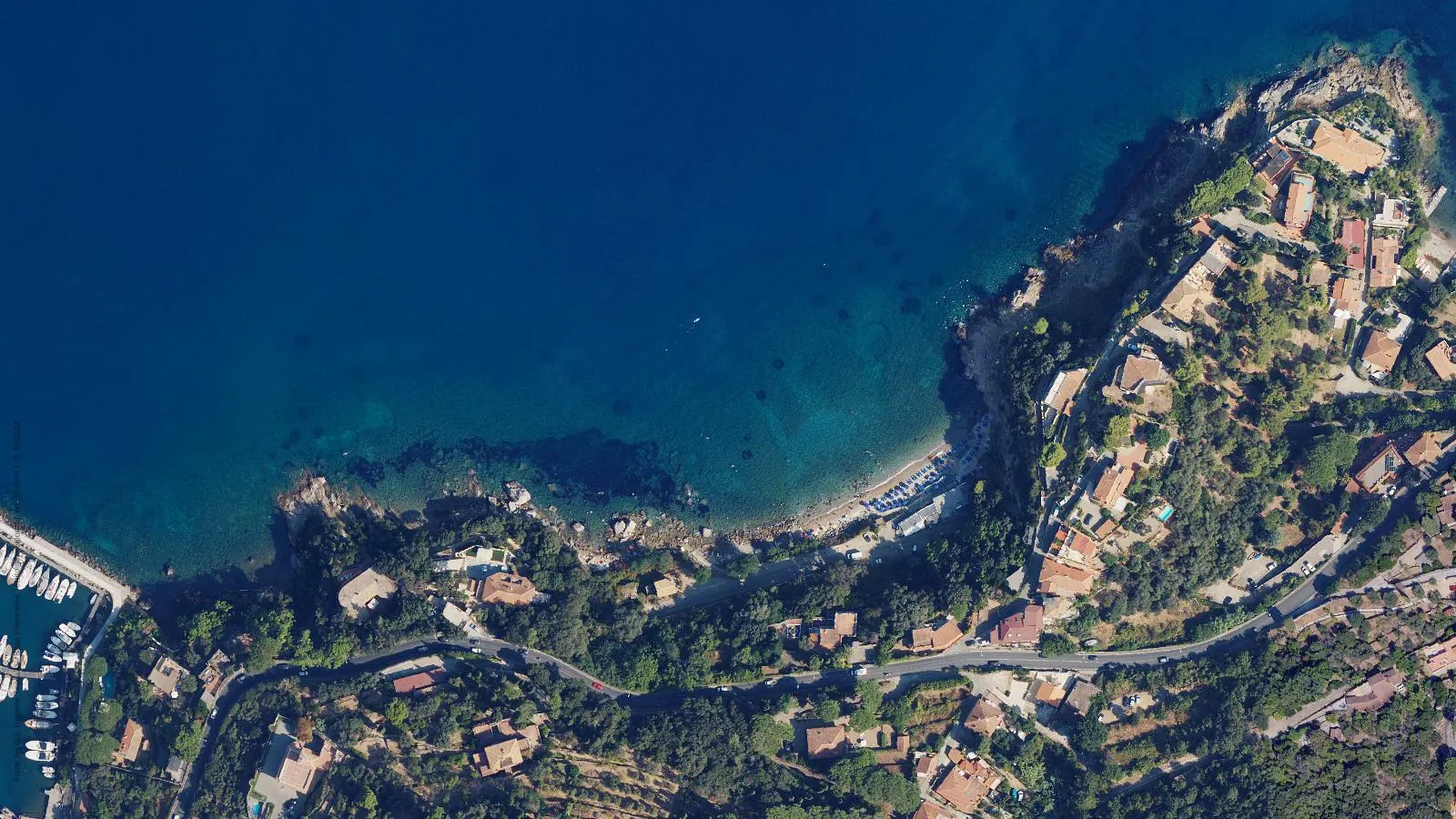 Vista aerea di La Cantoniera