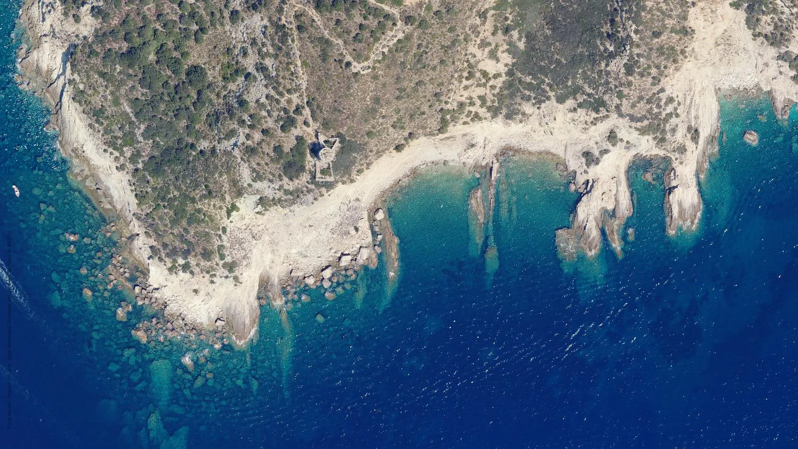 Vue aérienne de La Ciana