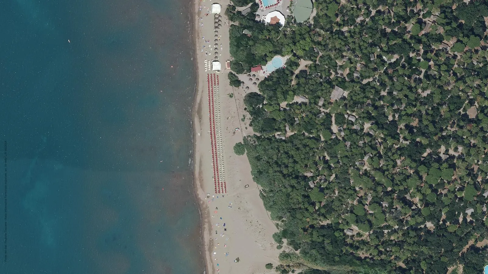 Luftbild von Le Dune