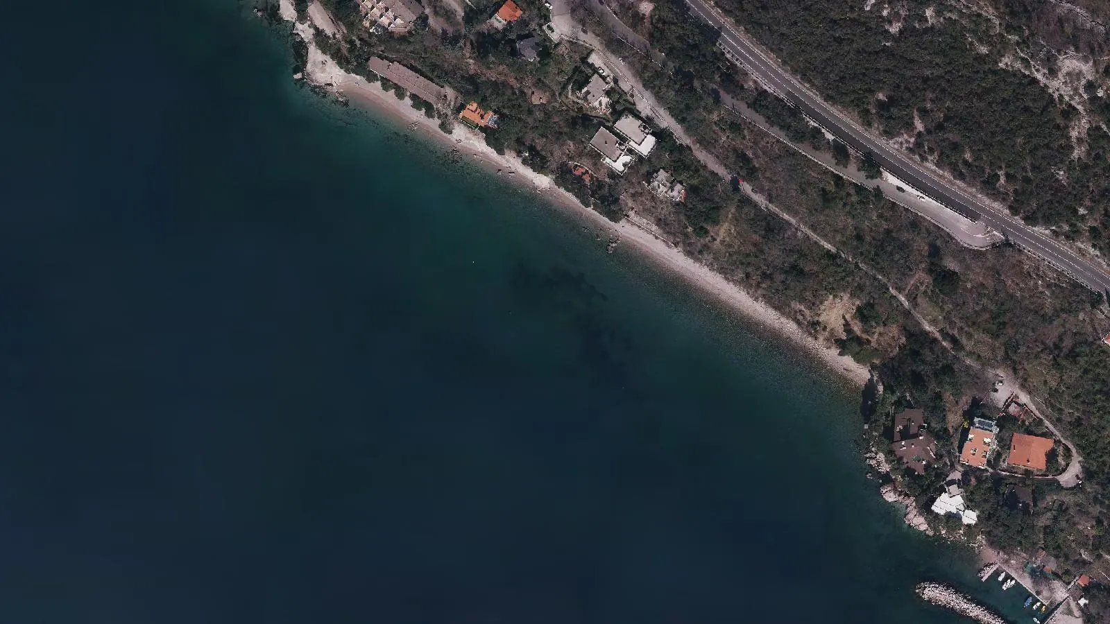 Luftbild von Le Ginestre, spiaggia est