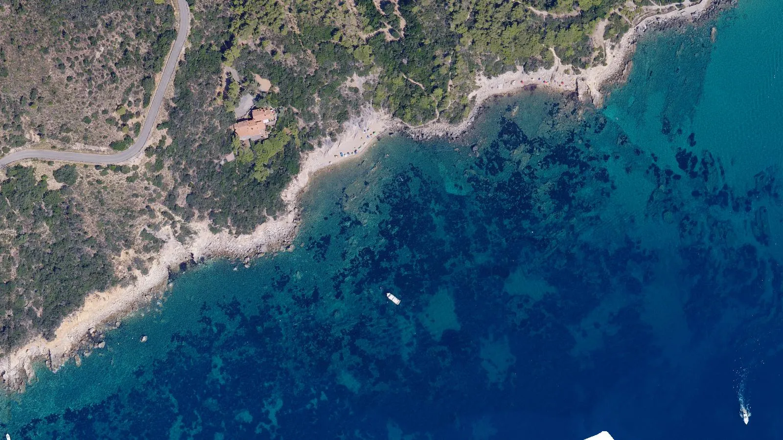 Aerial view of Le Pilette