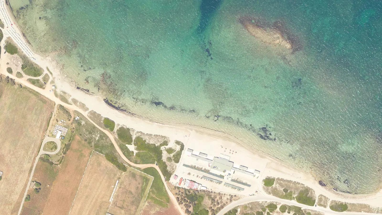 Vue aérienne de Libo Sabbia D'Oro