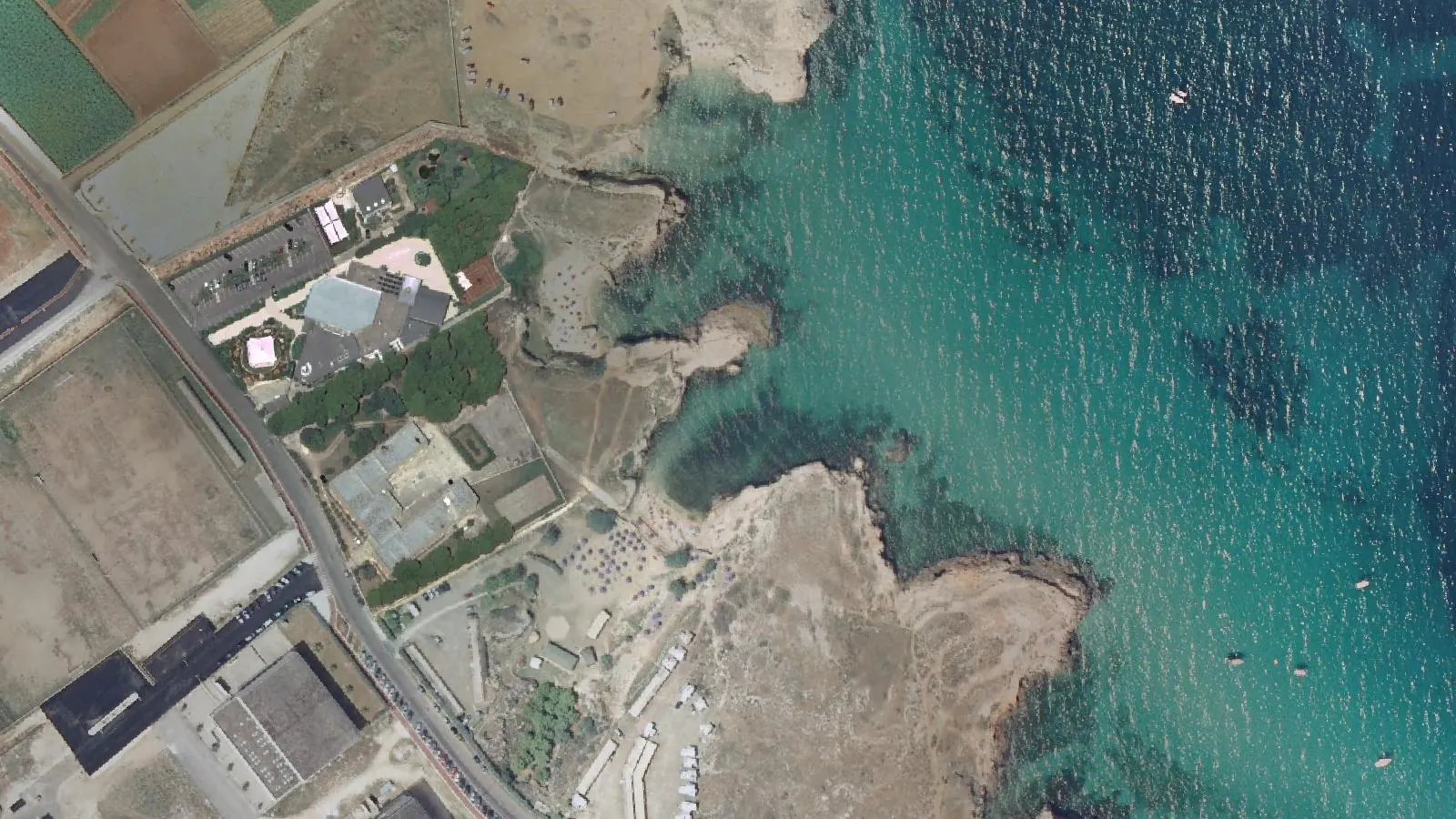 Vue aérienne de Lido Colonia