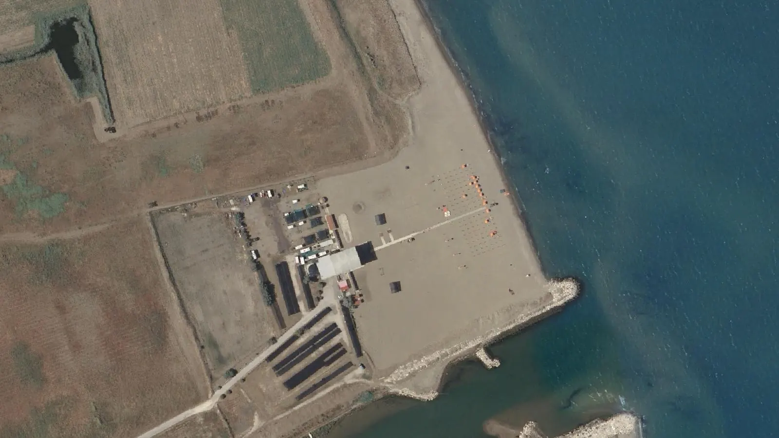 Vista aerea di Lido delle Nazioni