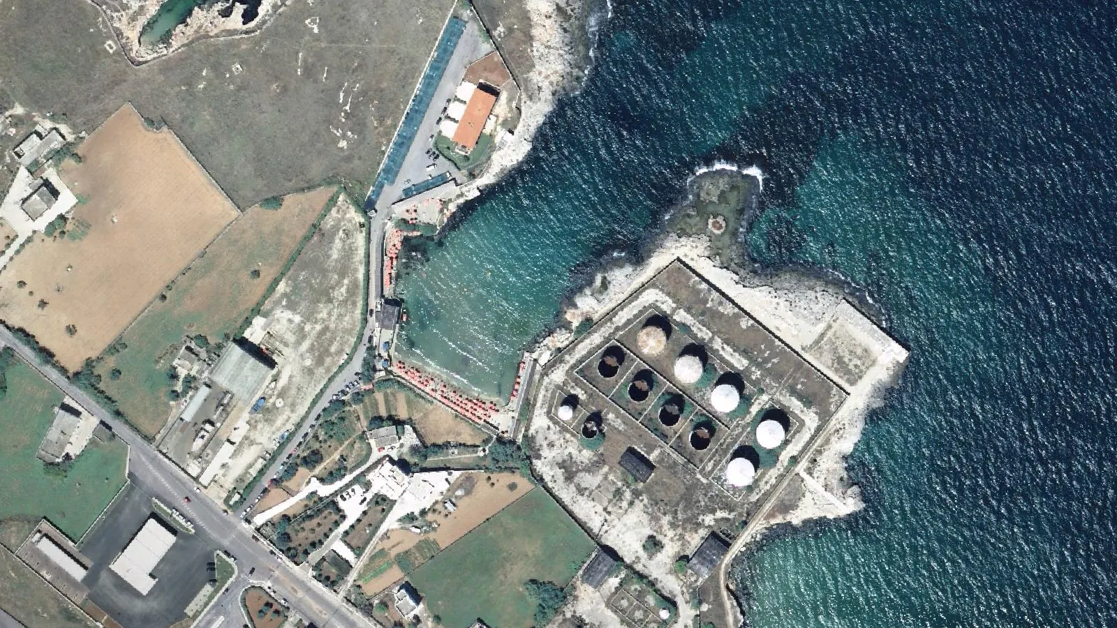 Vue aérienne de Lido Pantano
