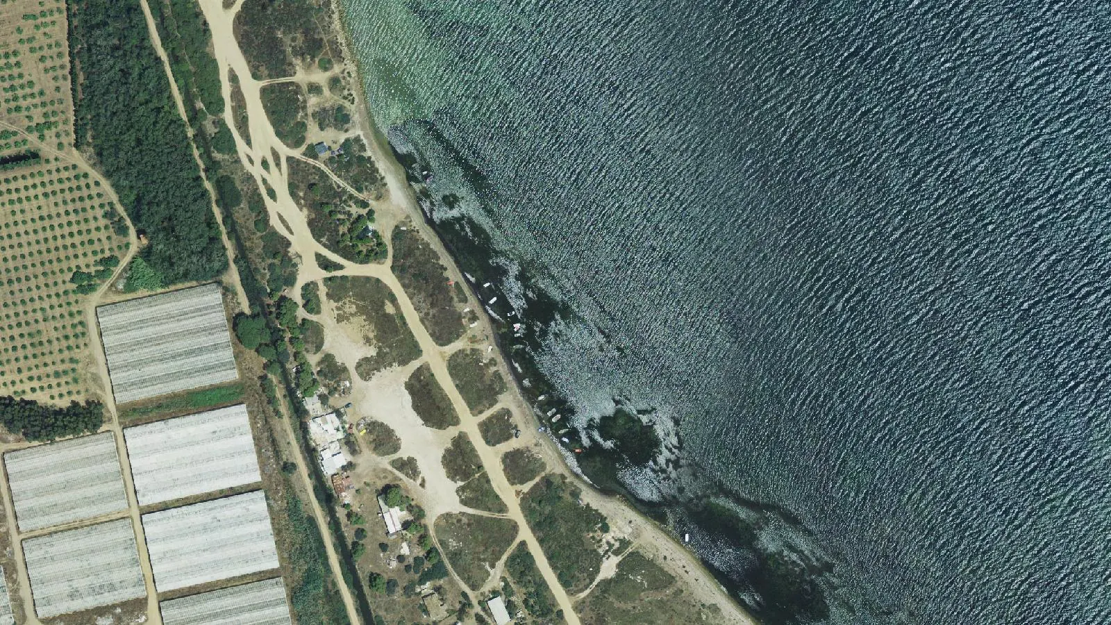 Luftbild von Litorale di Villa d'Orri