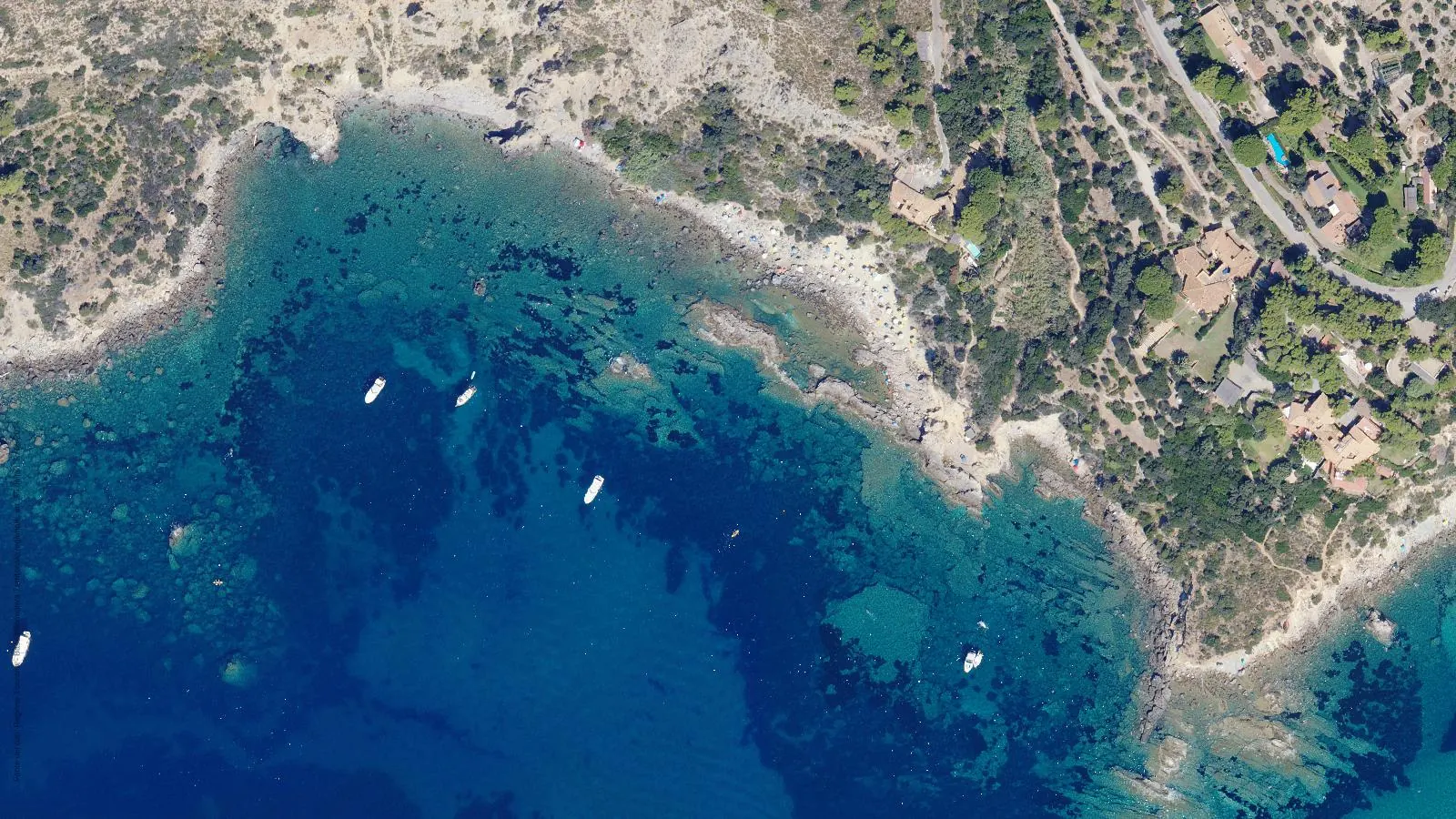 Vista aerea di Mar Morto