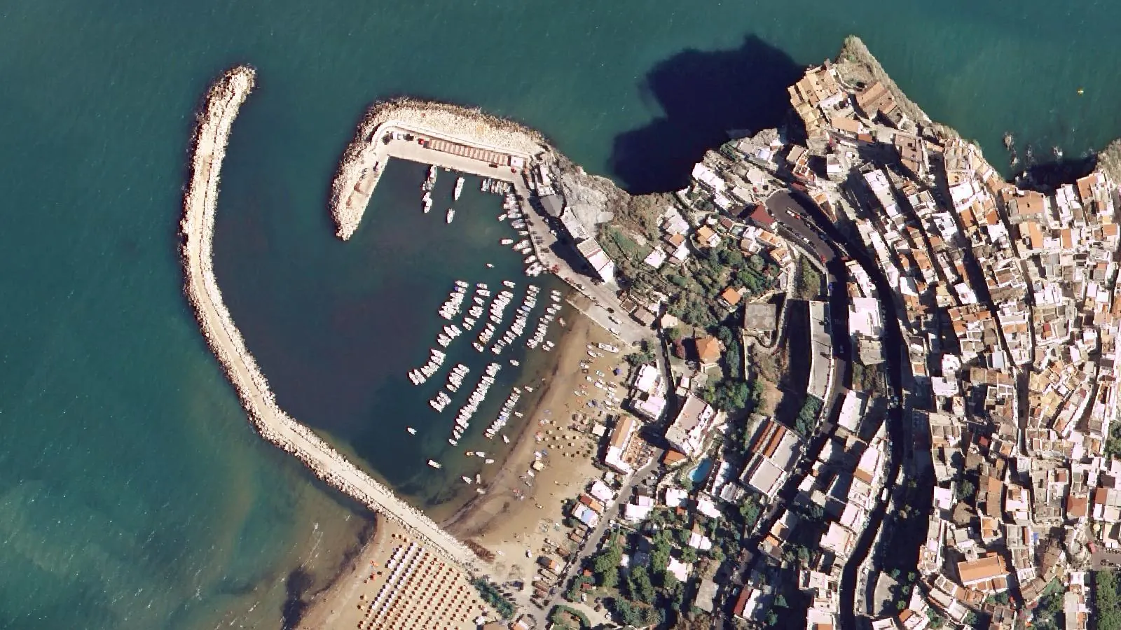 Vue aérienne de Marina di Peschici