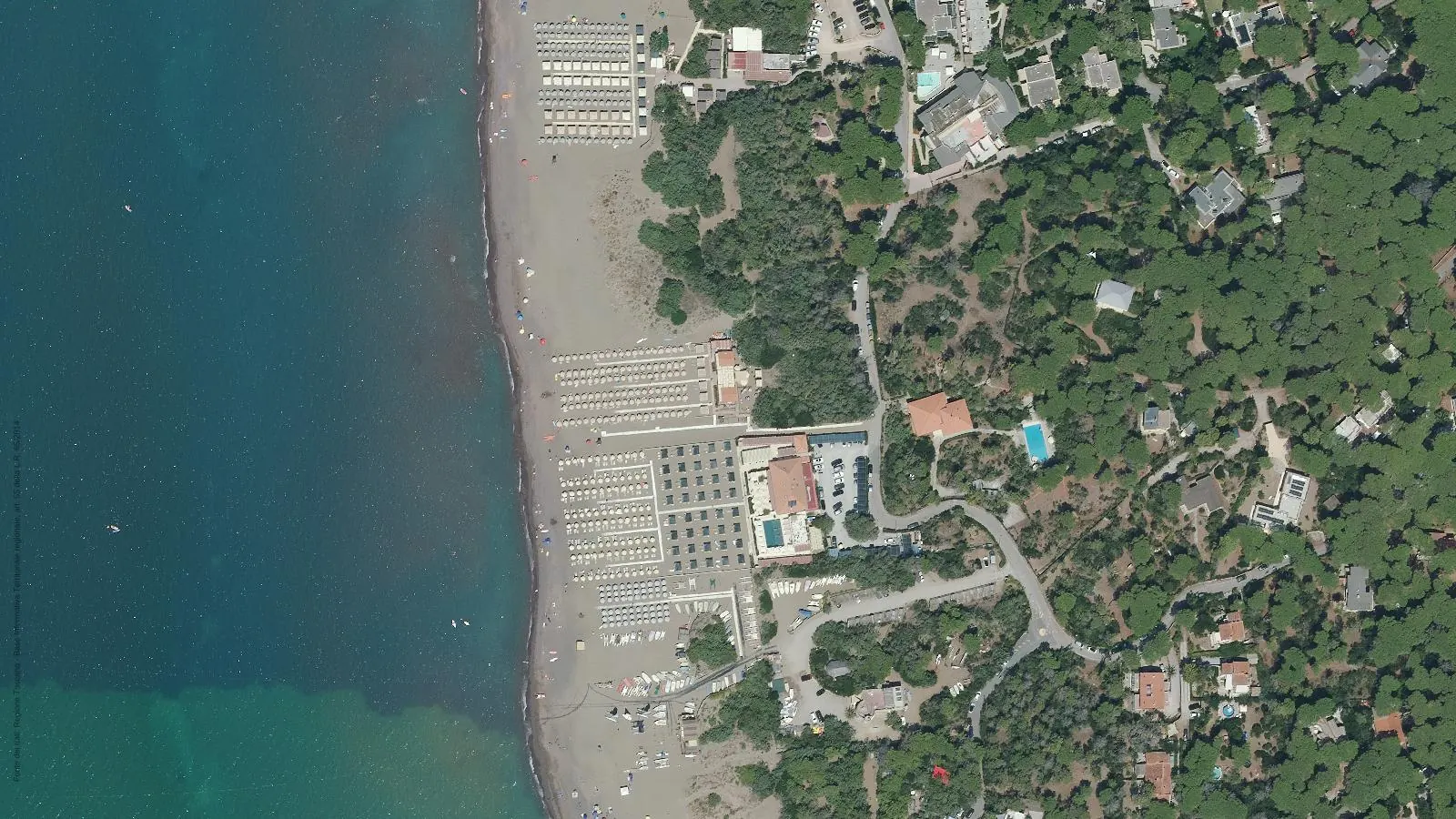 Vista aerea di Onda Blu