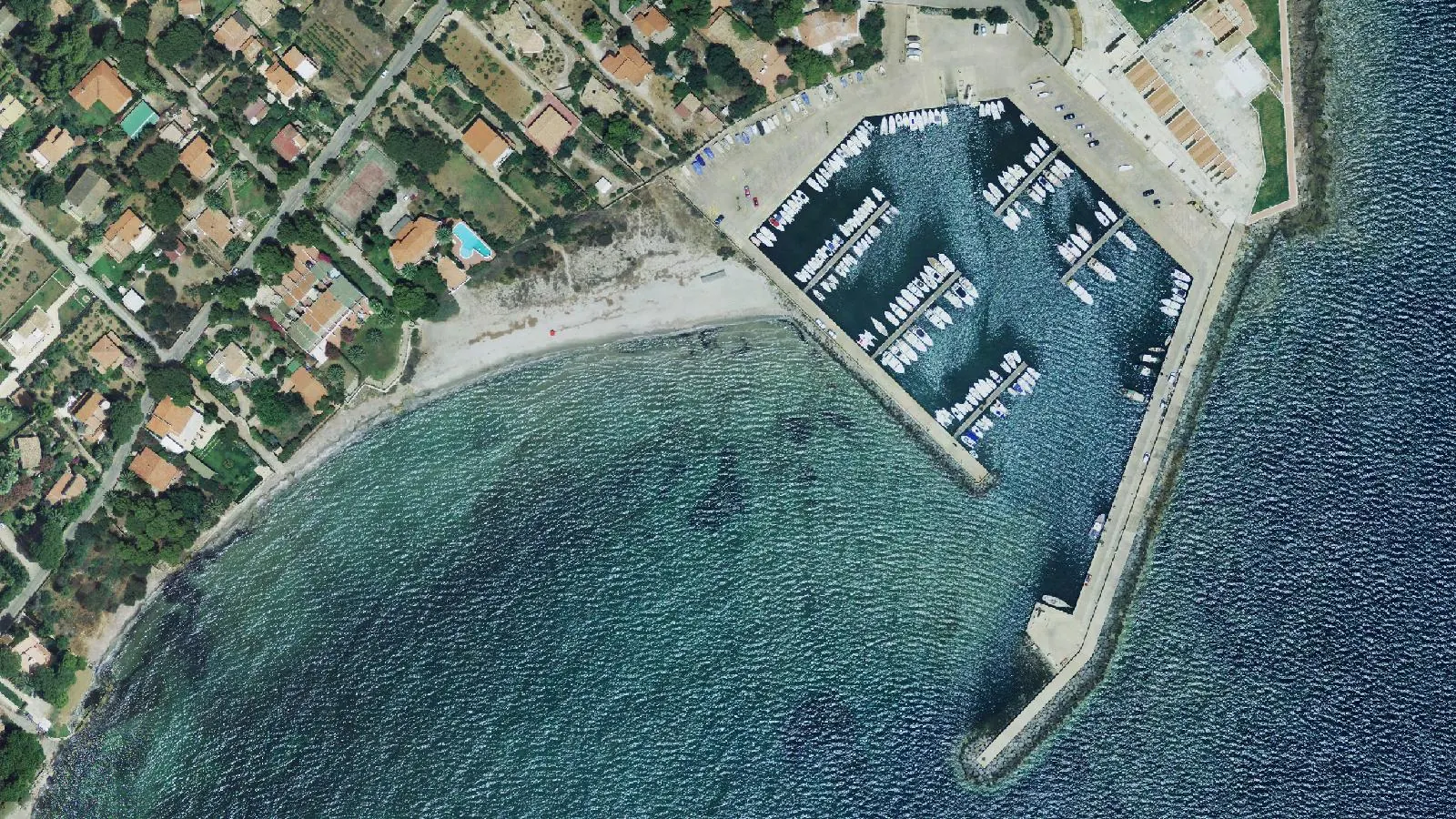 Vista aerea di Perd'e Sali