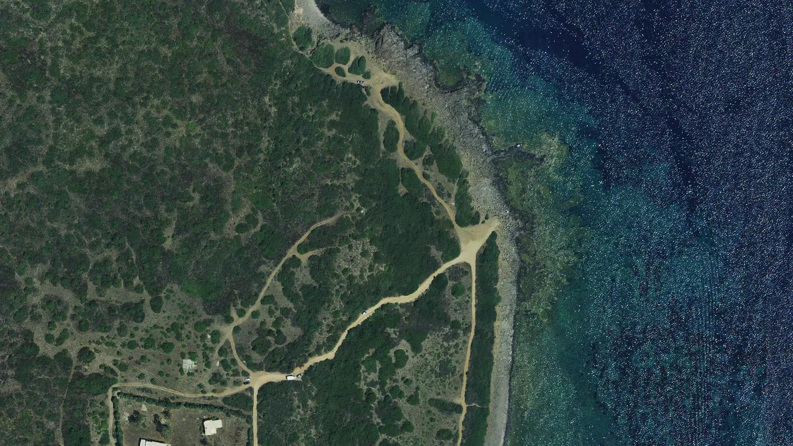 Luftbild von Punta su Mastixi
