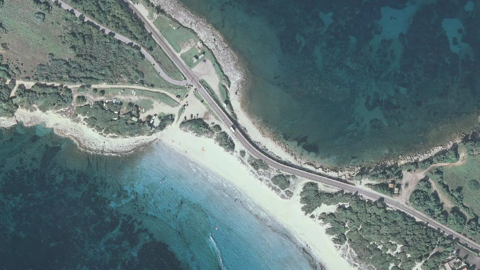 Luftbild von Rena di levante