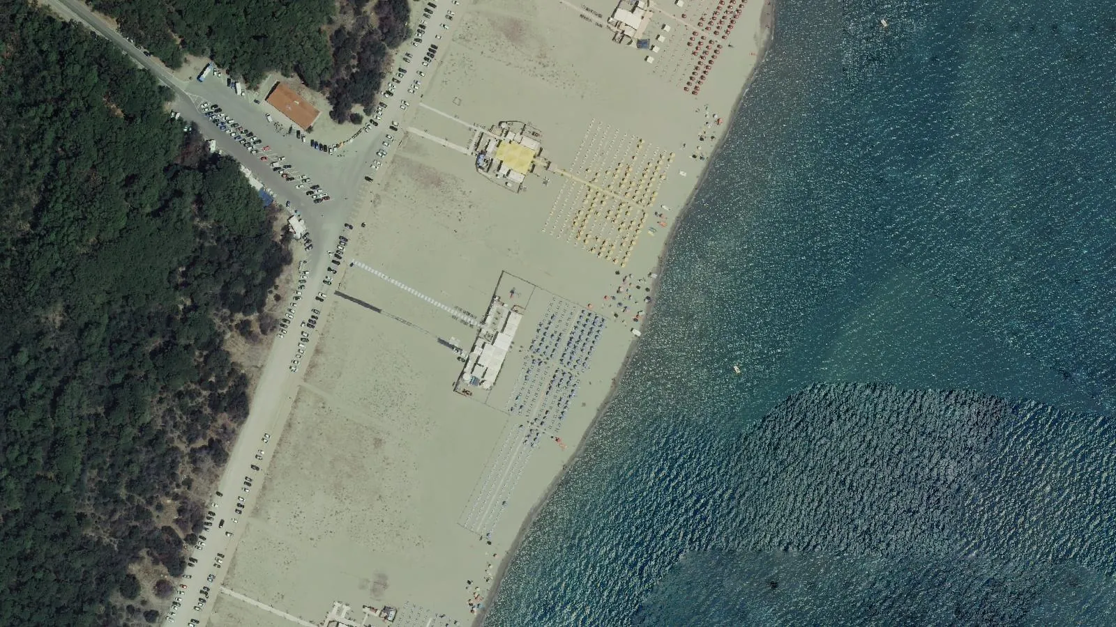 Vista aerea di San Basilio