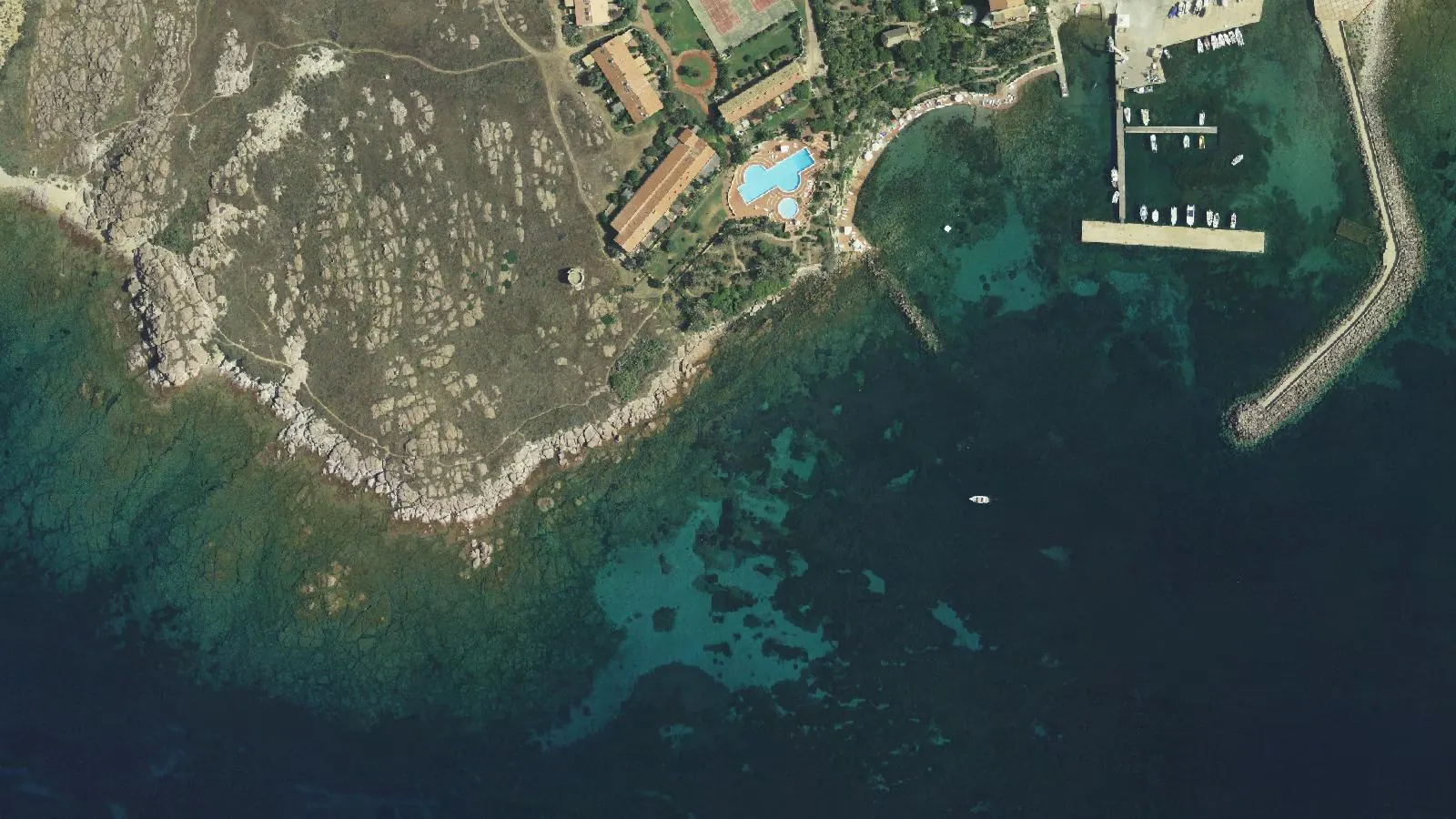 Vista aerea di Sassi Piatti