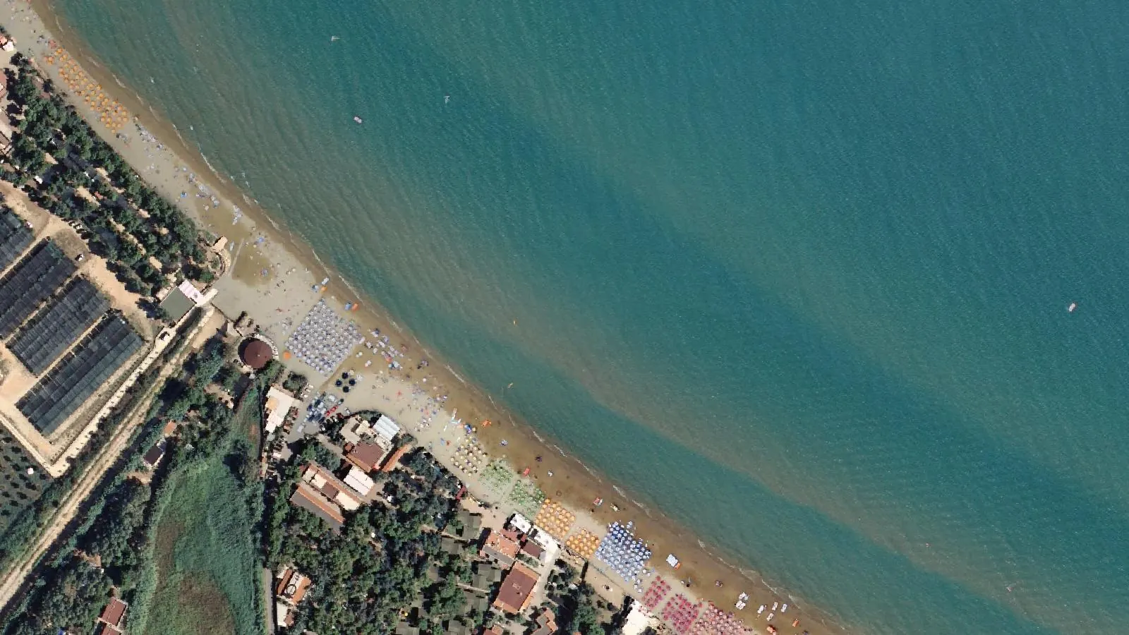 Vue aérienne de Scialmarino