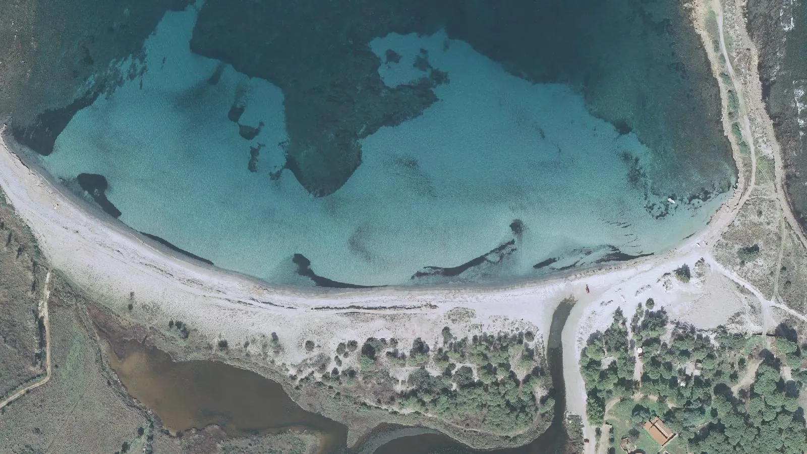 Luftbild von Spiagge Porto Ainu