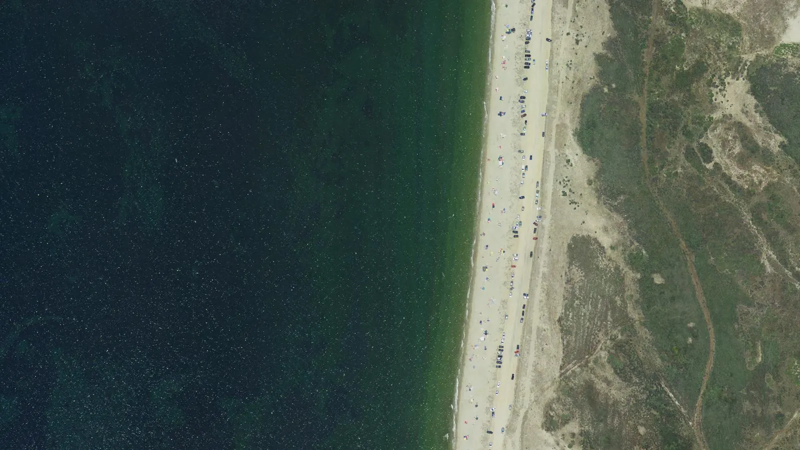 Vista aerea di Spiaggia di Abarossa