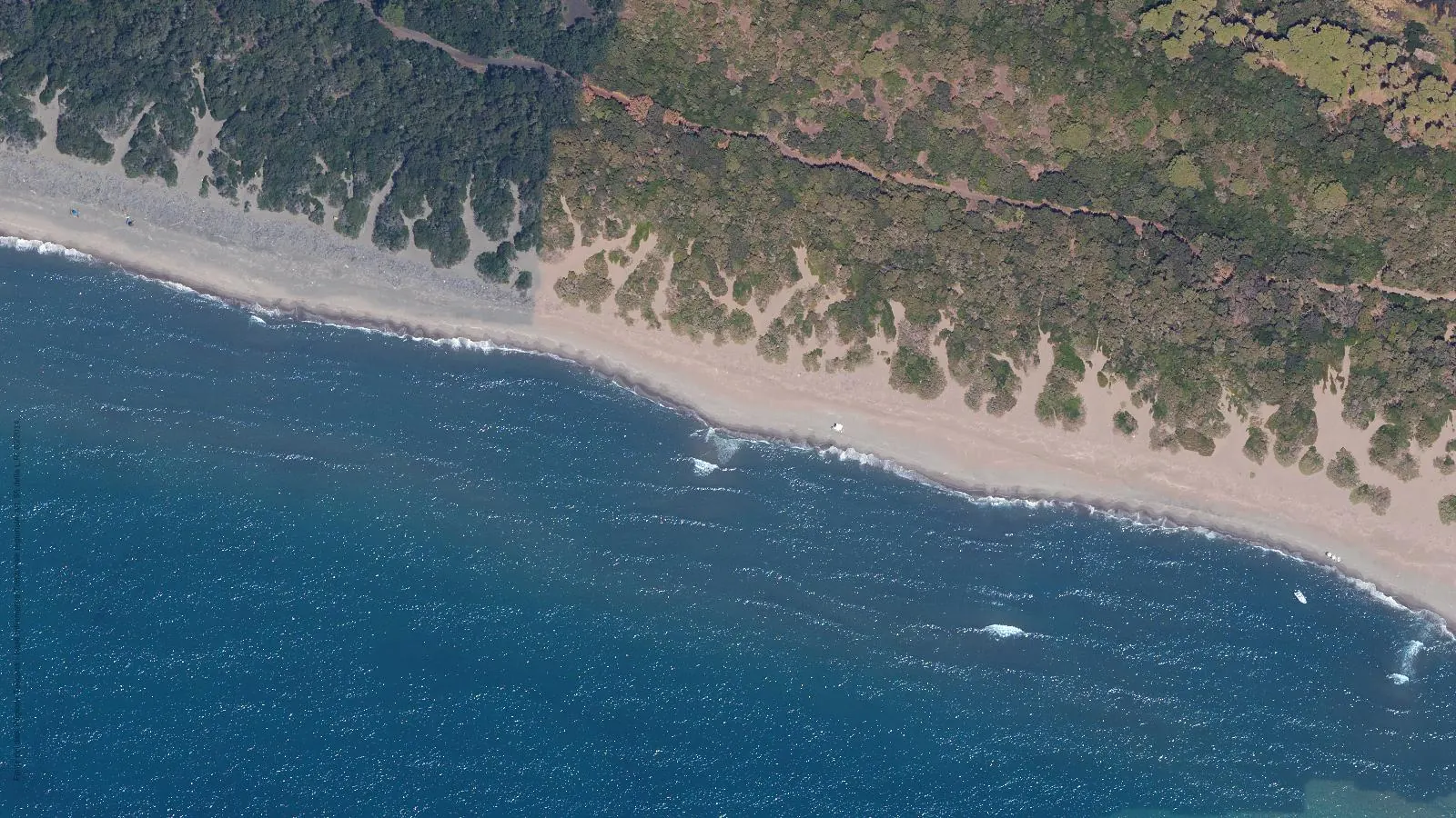 Luftbild von Spiaggia di Capalbio