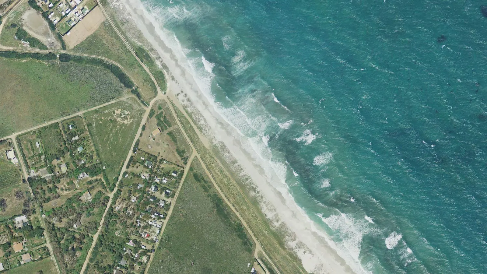 Aerial view of Spiaggia di Ezzi Mannu