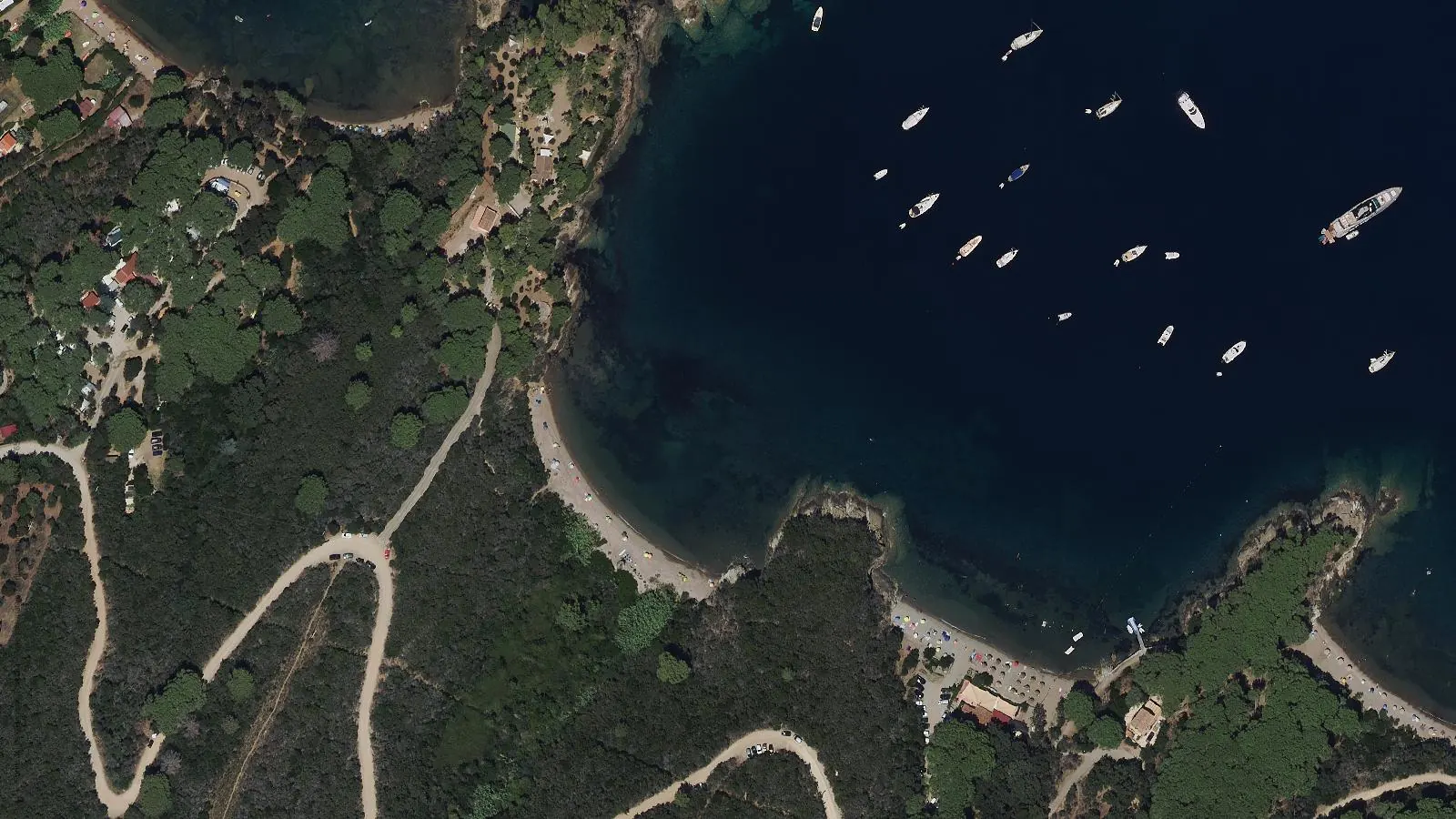 Luftbild von Spiaggia di Malpasso
