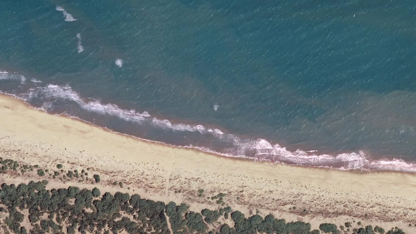 Luftbild von Spiaggia di Pennacchio