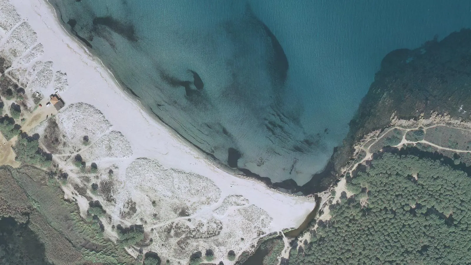 Vista aerea di Spiaggia di Sant' Anna