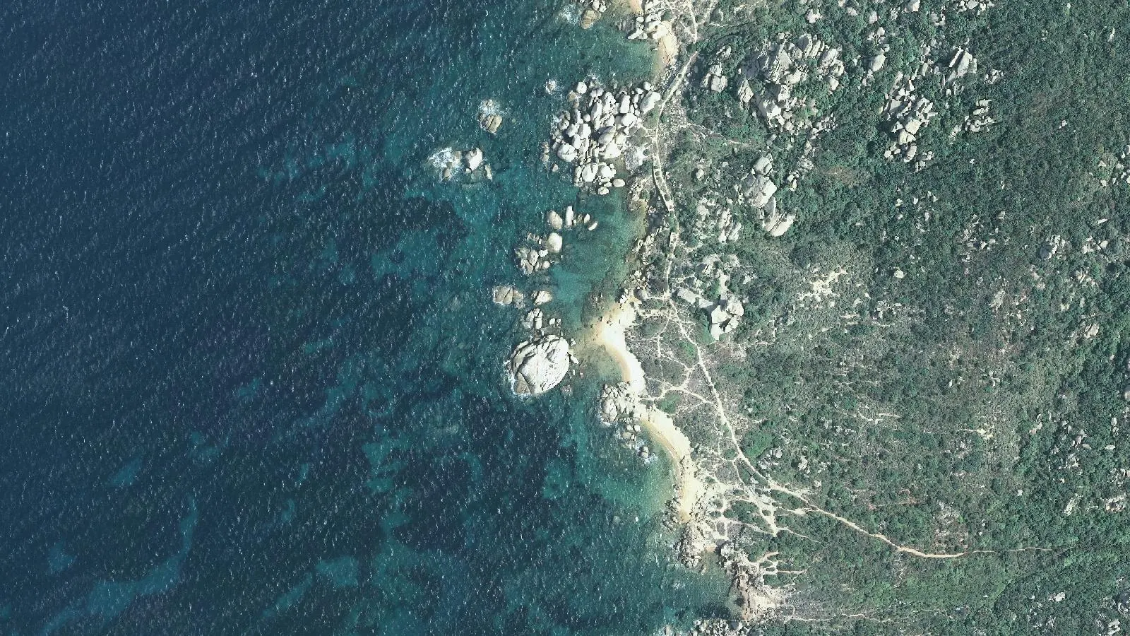 Vista aerea di Spiaggia di Talmone
