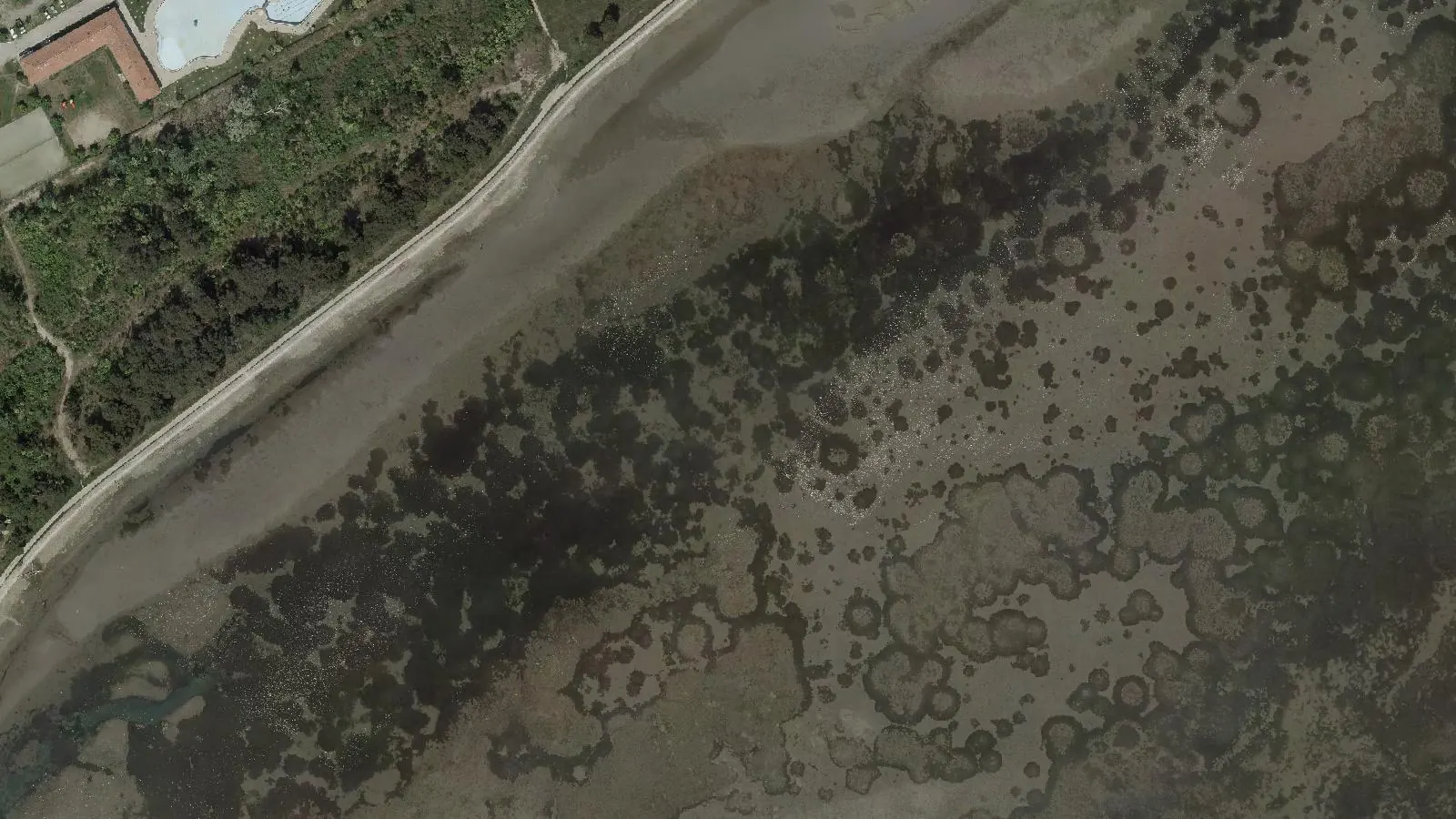 Aerial view of Valle Artalina beach