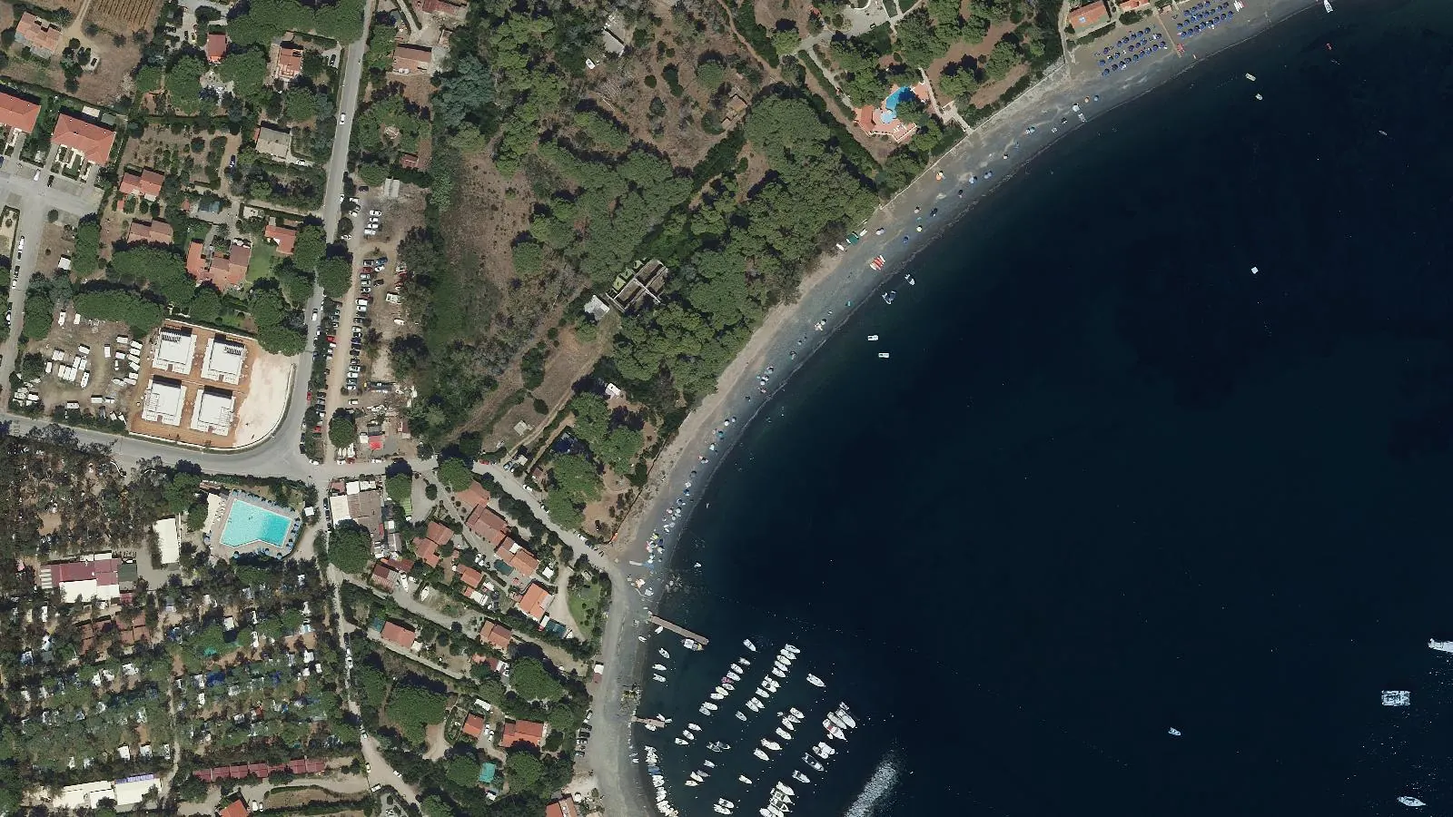 Luftbild von Spiaggia Margidore