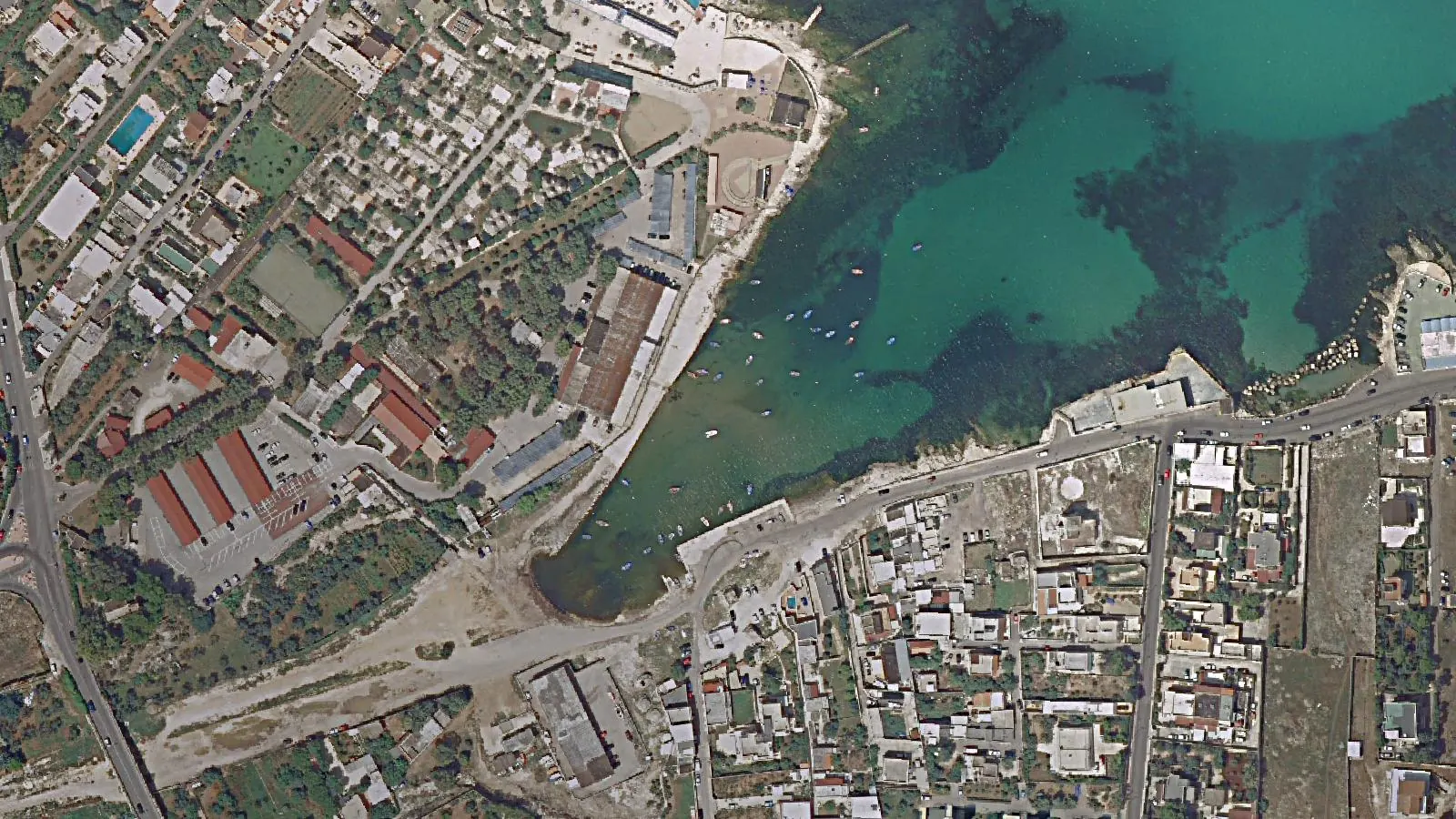 Vista aerea di Spiaggia San Giorgio