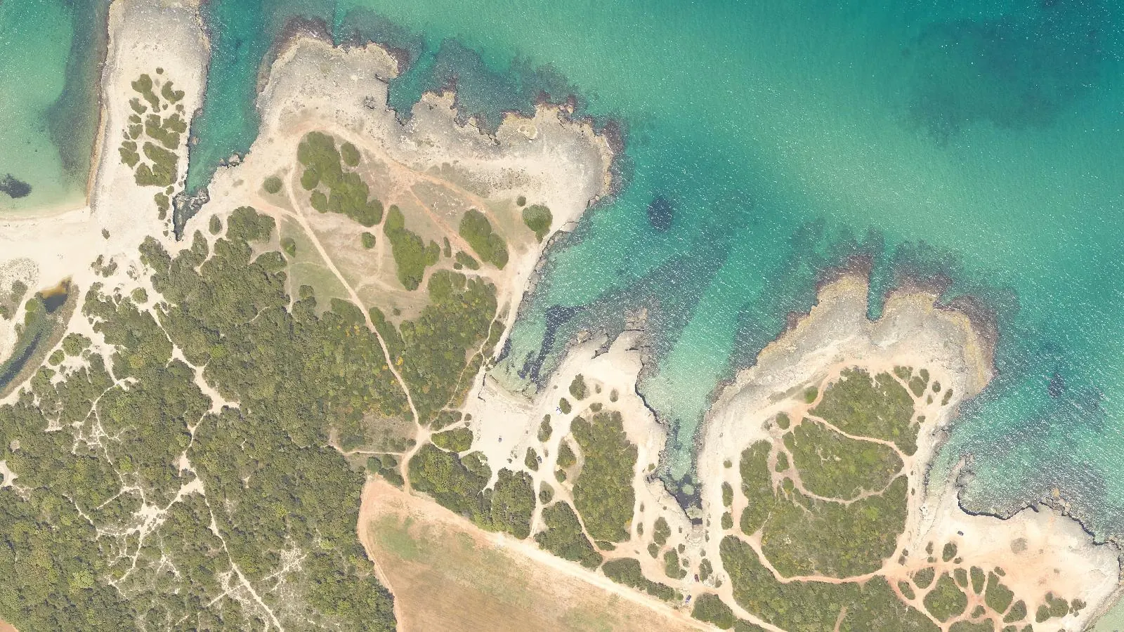 Vue aérienne de Torre Pozzelle - Spiaggia N.5