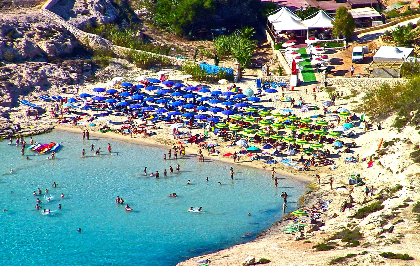 Strand von Lampedusa
