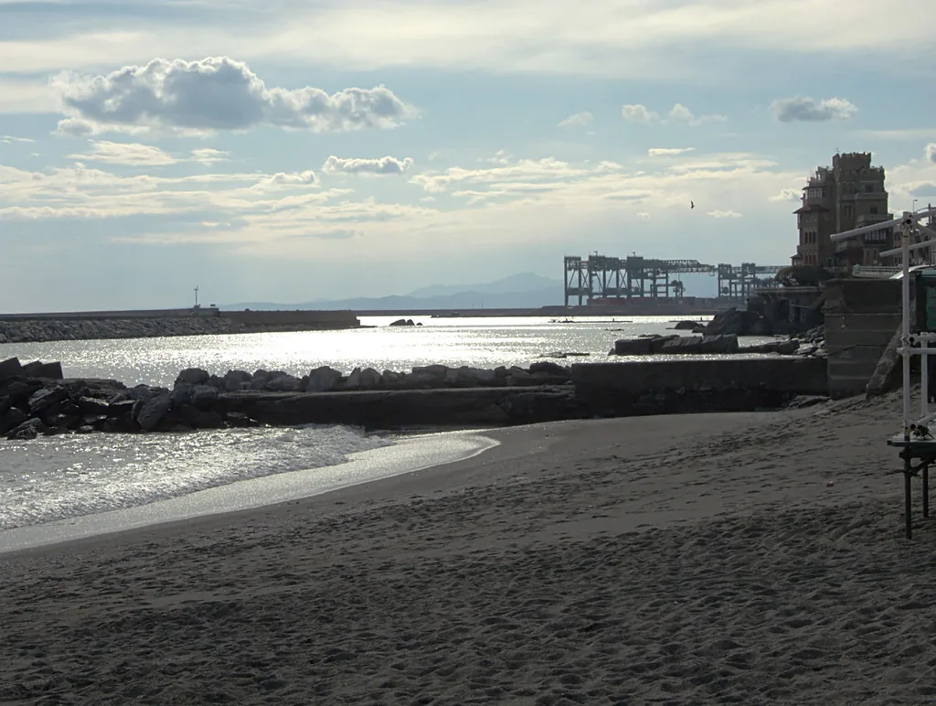 Pegli beach